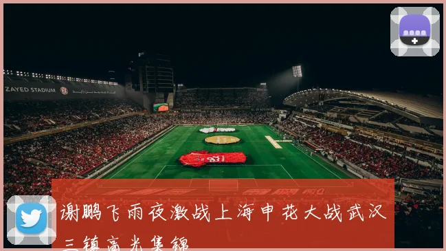 谢鹏飞雨夜激战上海申花大战武汉三镇高光集锦